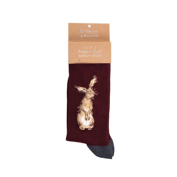 Wrendale Designs 'The Hare' Hare Men's Socks